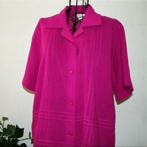 {Christopher & Banks} Semi-sheer Gauze Top